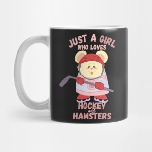 Just A Girl Who Loves Hockey and Hamsters Gift product Mug